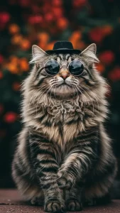 خلفيات قط الغابة النرويجي المضحكة