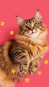 خلفيات قط الغابة النرويجي المضحكة