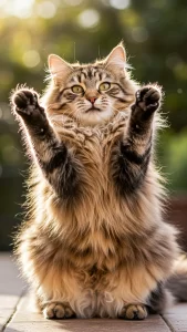 خلفيات قط الغابة النرويجي المضحكة