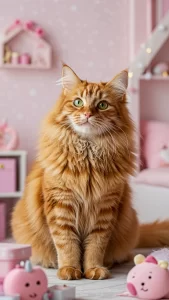 خلفيات قط الغابة النرويجي كيوت