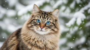 خلفيات قط سيبيري فخمة