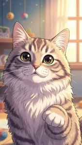 خلفيات قط سيبيري كرتونية