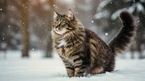 خلفيات لابتوب وكمبيوتر قط الغابة النرويجي