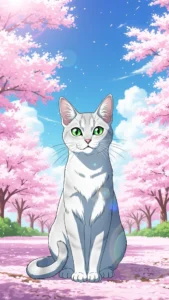 خلفيات أنمي قط كورات كيوت