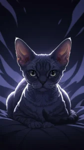 خلفيات انمي سوداء لديفون ريكس الكيوت