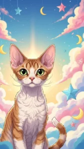 خلفيات بنات أنمي قطط كيوت بديفون ريكس