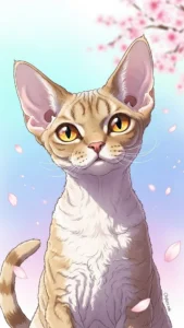 خلفيات بنات أنمي قطط كيوت بديفون ريكس