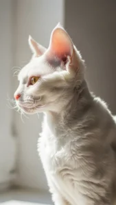 خلفيات قطط كيوت بيضاء لديفون ريكس