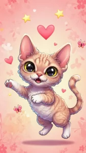 خلفيات قطط كيوت كرتون للبنات