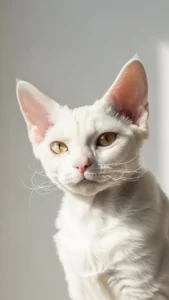 خلفيات قط ديفون ريكس بيضاء كيوت