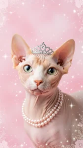 خلفيات قط فرعوني وردية وباستيل للبنات