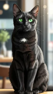 خلفيات قط كورات أنمي سوداء