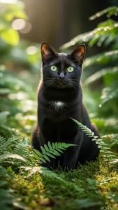 خلفيات قط كورات أنيقة بأسلوب داكن