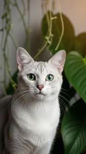 خلفيات قط كورات بيضاء ناعمة