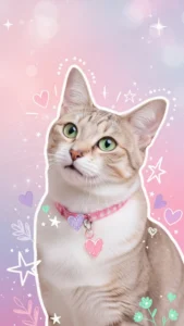  خلفيات قط كورات بيضاء ووردية