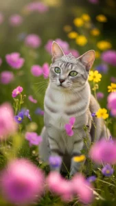  خلفيات قط كورات بيضاء ووردية