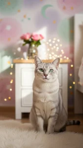  خلفيات قط كورات بيضاء ووردية