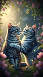 خلفيات قط كورات رومانسية كيوت