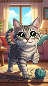 خلفيات قط كورات كرتون للبنات