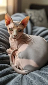 صورة لقط فرعوني بخلفية داكنة