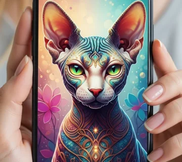 خلفيات قط فرعوني كيوت وفخمة بدقة عالية تناسب الهاتف والكمبيوتر