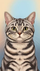 خلفيات القط الأمريكي كرتون مع ألوان ناعمة