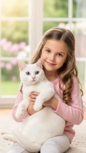 خلفيات قطط أمريكي كيوت بيضاء