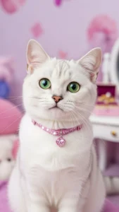 خلفيات قطط أمريكي كيوت بيضاء