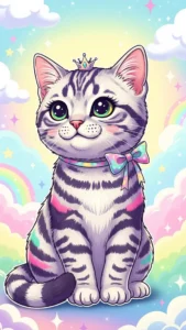 خلفيات قطط كرتونية للبنات