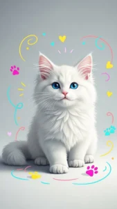 خلفيات قطط كيوت كرتون