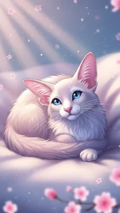 خلفيات قطط كيوت للبنات كرتون