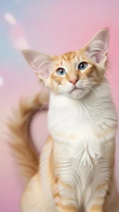 خلفيات قطط وردية