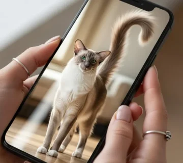 خلفيات قط شرقي طويل الشعر كيوت وأنمي