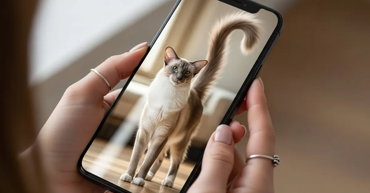 خلفيات قط شرقي طويل الشعر كيوت وأنمي